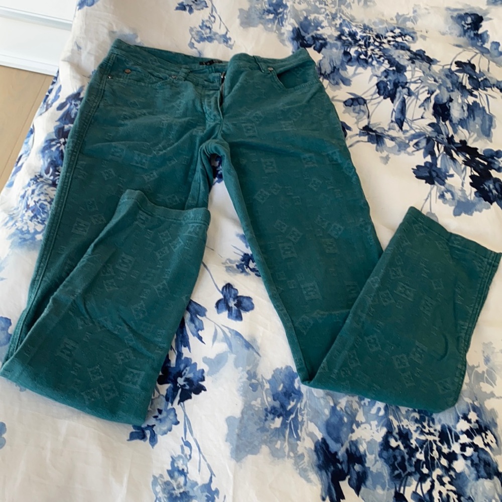 Escada jeans green with logo